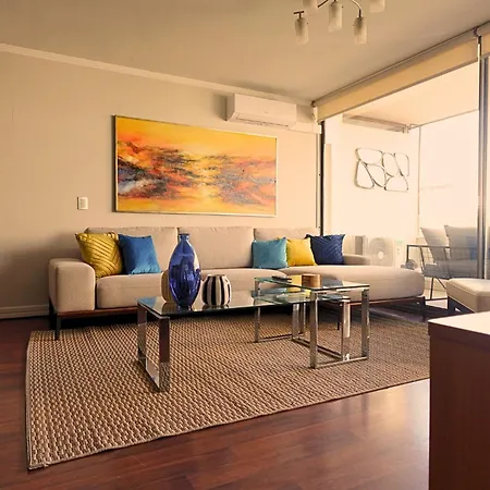 Appartement Depto A Pasos Del Parque Arauco Con Aire Acondicionado